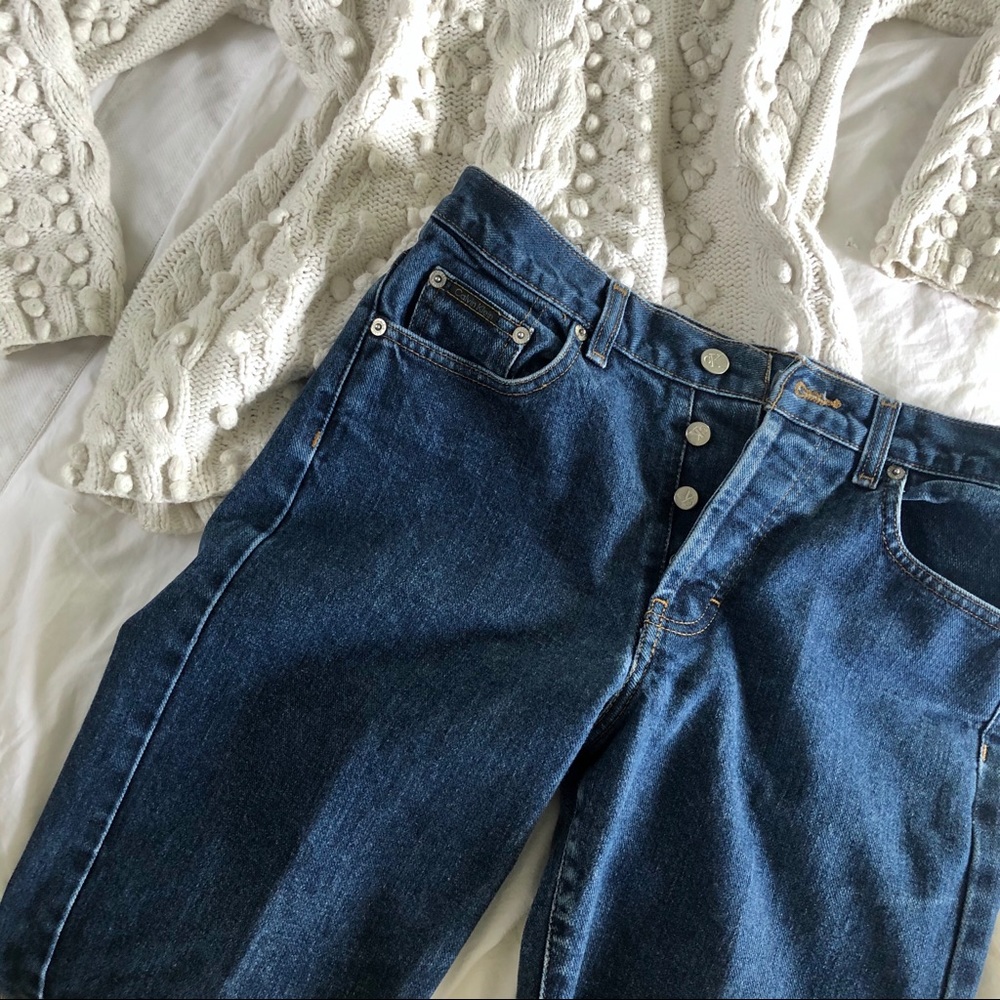 CALVIN KLEIN/ vintage button-fly jeans